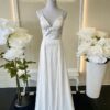 SZ 16 Lightweight Satin Gown-Erie