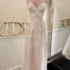 SZ 16 Scalloped Lace Blush Gown