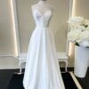 SZ 10 Ivory Taffeta Gown-Erie