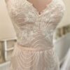 SZ 16 Scalloped Lace Blush Gown - Image 2