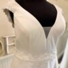 SZ 22 Ivory Crepe Sheath - Image 2
