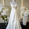 SZ 6 Strapless Mikado Gown-Erie
