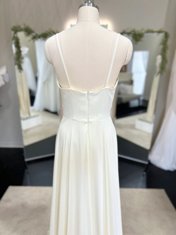 SZ 8 Warm Ivory Gown - Erie - Image 3