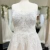SZ 24 Beaded and Laced A-Line Gown - Erie