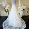 SZ 14 Plunge Front Lace Gown-Erie - Image 2